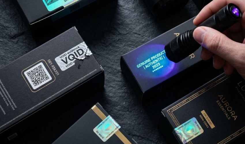 Hologram based security Labels